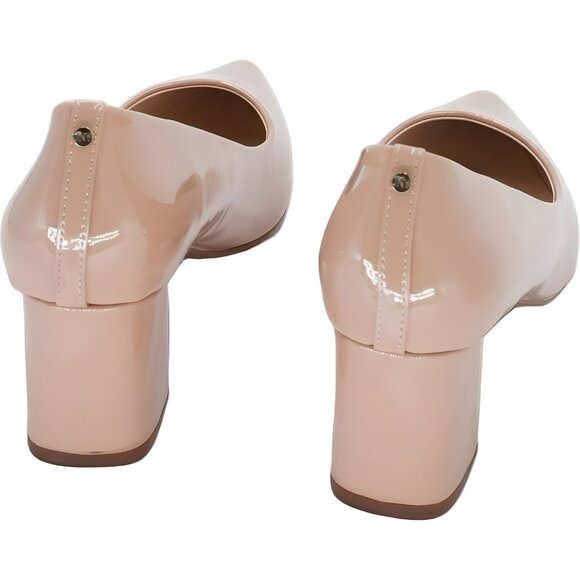 Jones New York Canal Pump Nude Patent Pointed Toe Heels Women's US 10M - Picture 3 of 6